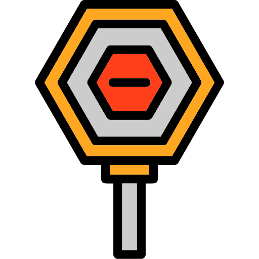 Stop sign free icon Stop sign free icon