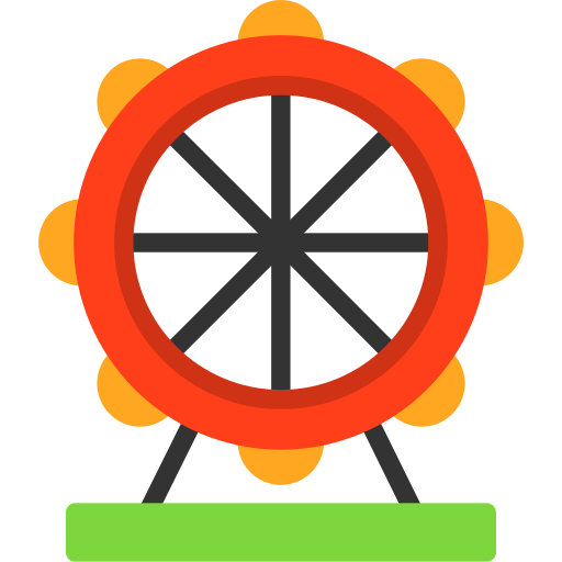колесо обозрения бесплатно иконка