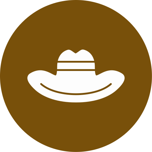 sombrero de vaquero icono gratis