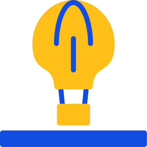 globo aerostático icono gratis