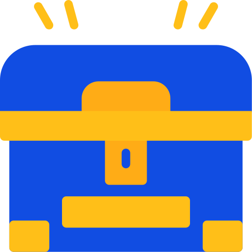 cofre del tesoro icono gratis