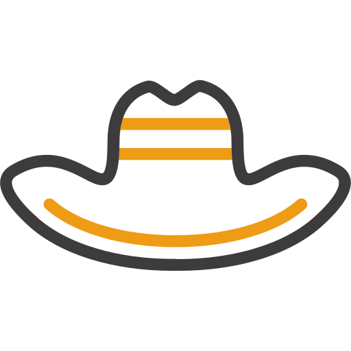 sombrero de vaquero icono gratis