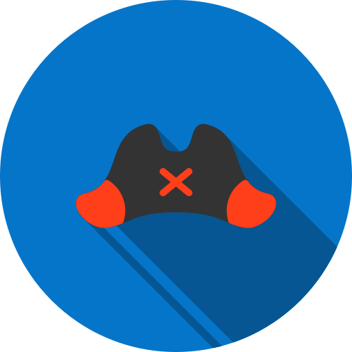 sombrero pirata icono gratis