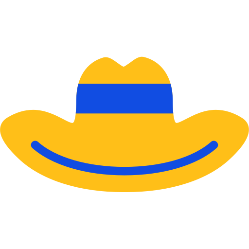 sombrero de vaquero icono gratis
