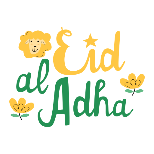 Eid al adha free sticker