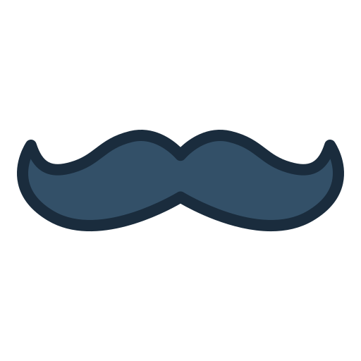 bigote icono gratis