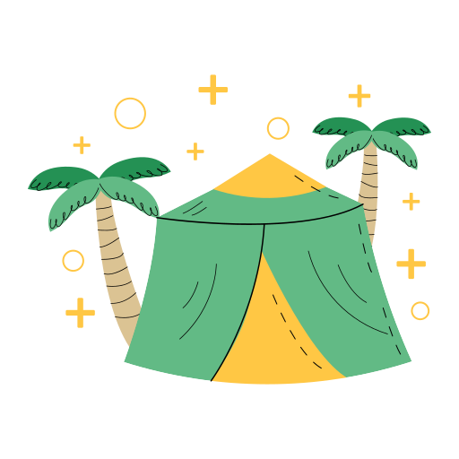 Jaima tent free sticker Jaima tent free sticker