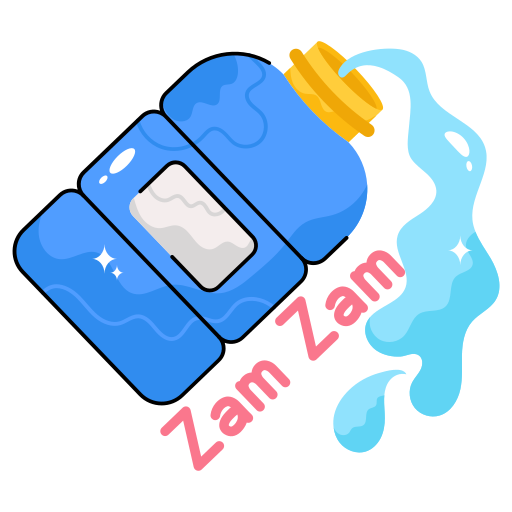 Zam zam Stickers - Free cultures Stickers