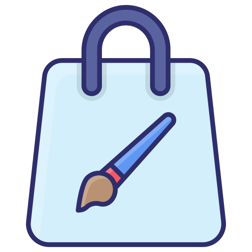 Canvas bag free icon