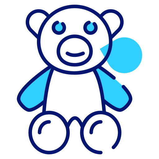 oso de peluche icono gratis