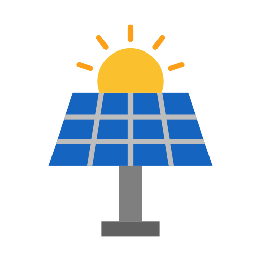 energía solar icono gratis