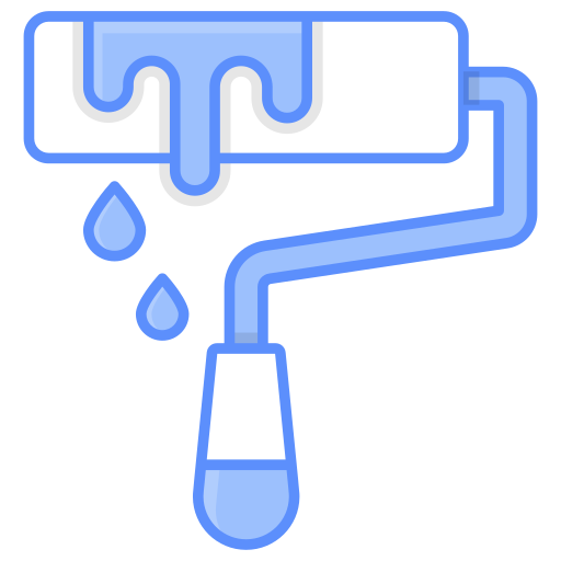 페인트 롤러 무료 아이콘