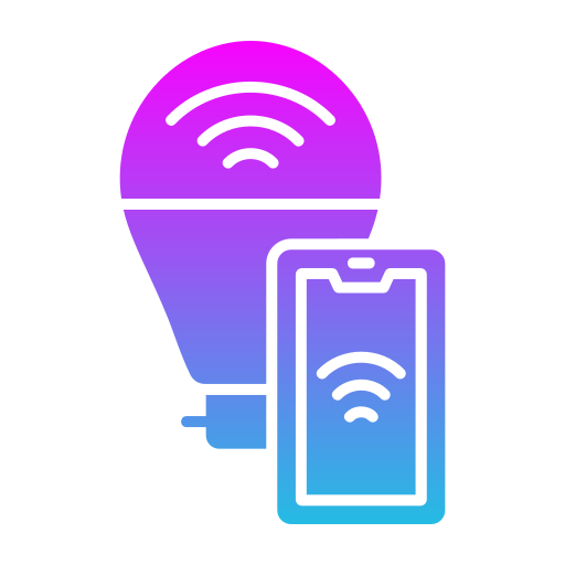 lámpara inteligente icono gratis