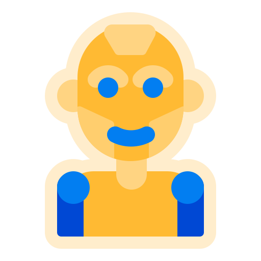 robot humanoide icono gratis