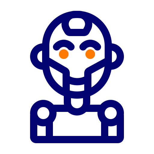 robot humanoide icono gratis