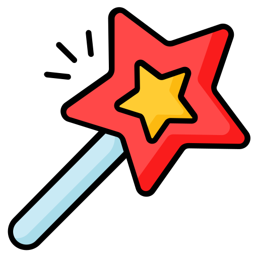 Magic wand free icon