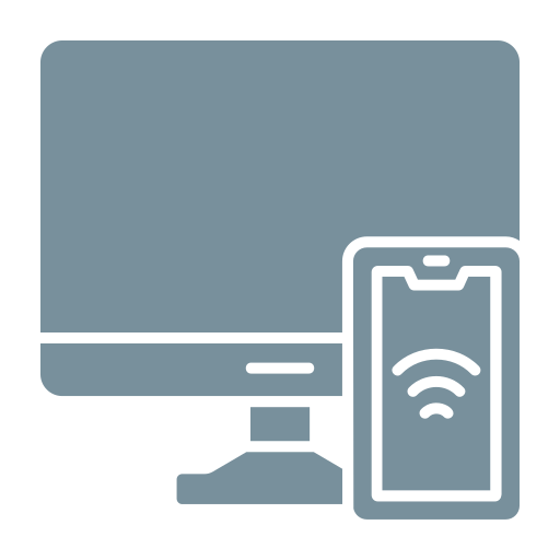 televisión inteligente icono gratis