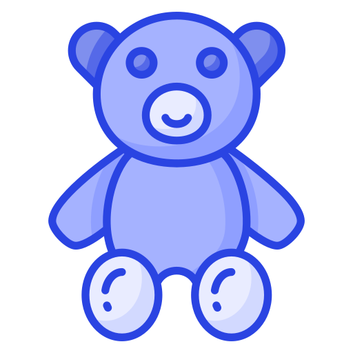 oso de peluche icono gratis