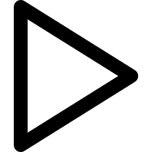 Play button Basic Rounded Lineal icon