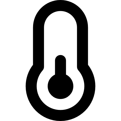 Thermometer Basic Rounded Lineal icon