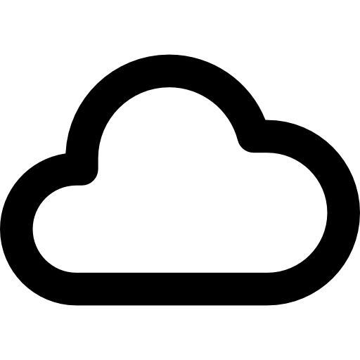 Cloud Basic Rounded Lineal icon