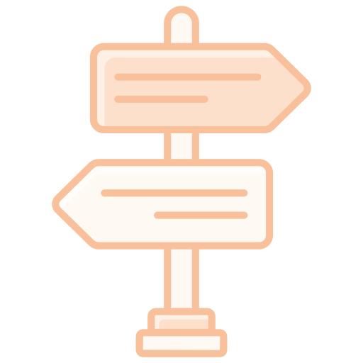 señal direccional icono gratis