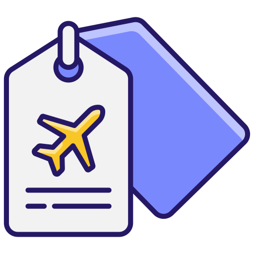 Étiquette de bagage Icône gratuit