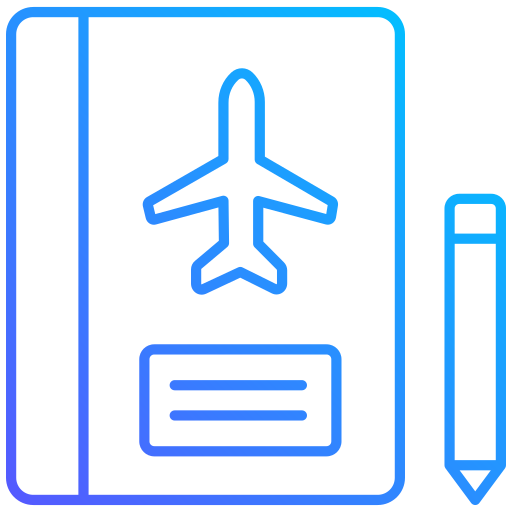 diario de viaje icono gratis
