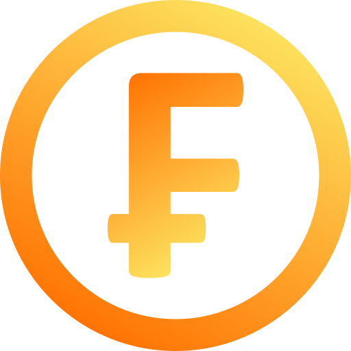 franco suizo icono gratis