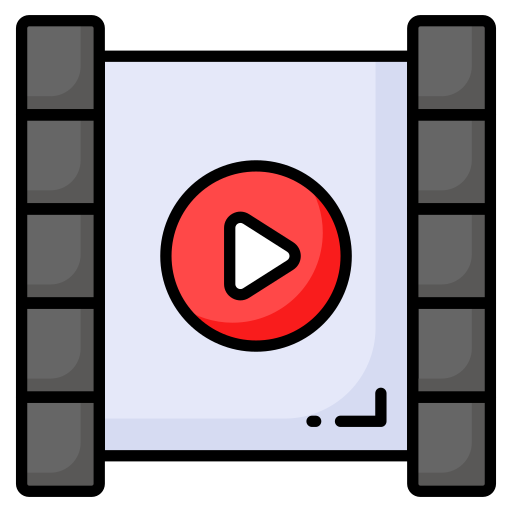 carrete de película icono gratis