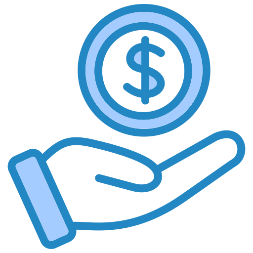Paying free icon