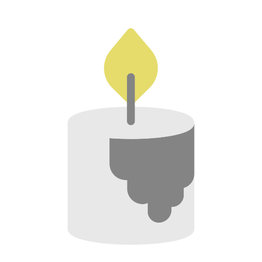 luz de las velas icono gratis