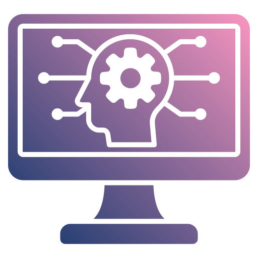 aprendizaje automático icono gratis