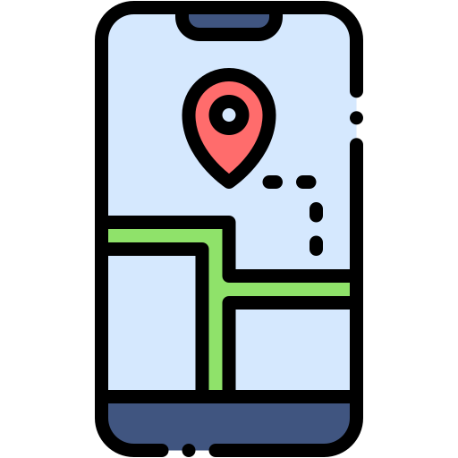 itinerário grátis ícone