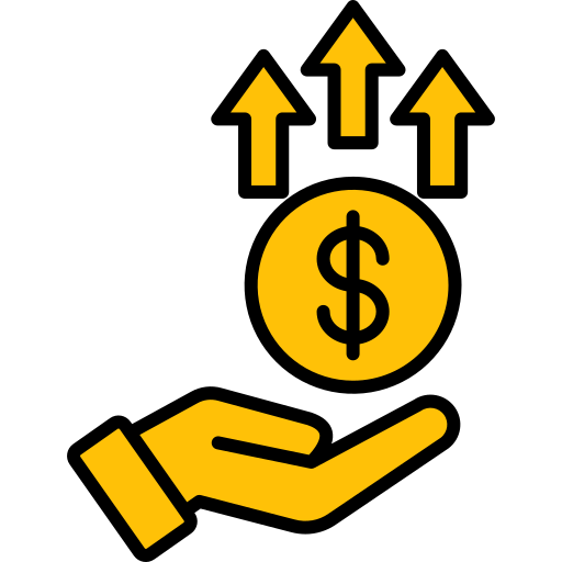 ganancia icono gratis