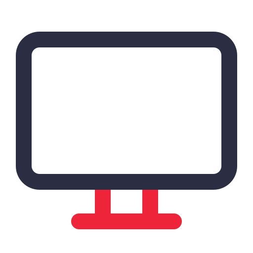 monitor plano icono gratis