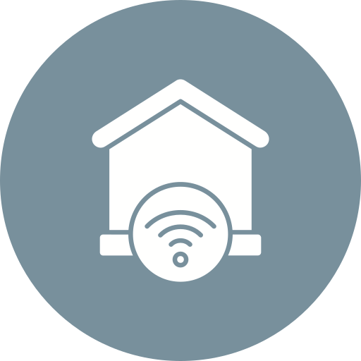 wifi en casa icono gratis