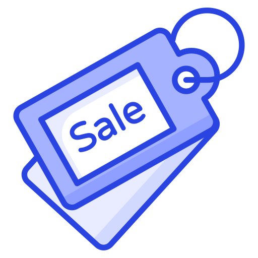 Sale tag free icon Sale tag free icon