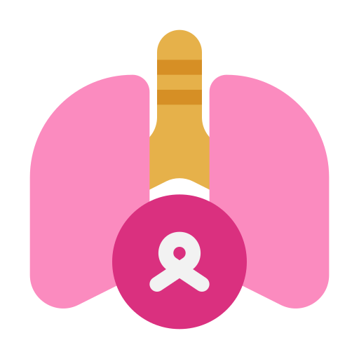 cáncer de pulmón icono gratis