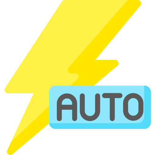 flash automático icono gratis