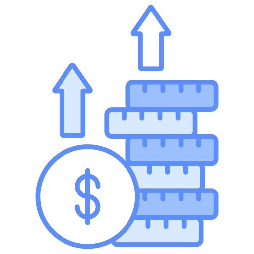 ganancia icono gratis