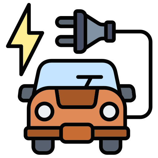 carro elétrico grátis ícone carro elétrico grátis ícone