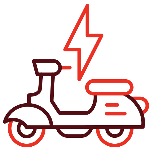 scooter electrico icono gratis