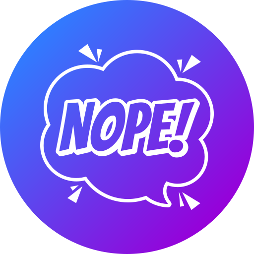 Nope free icon Nope free icon