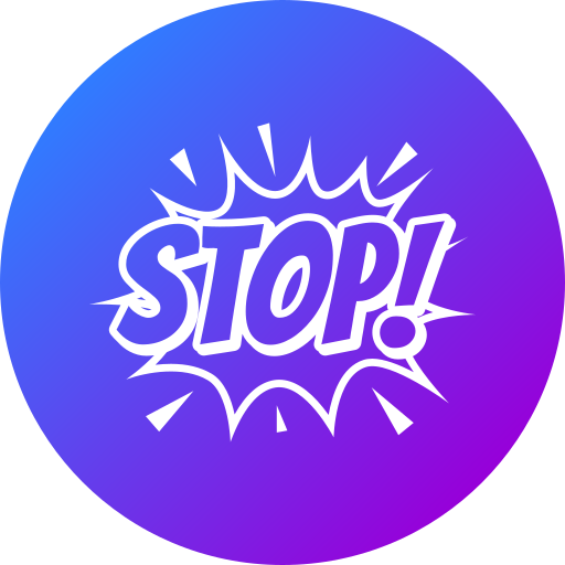 Stop free icon