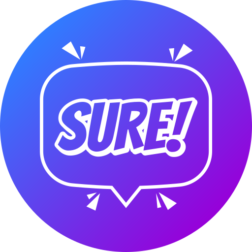 Sure free icon Sure free icon