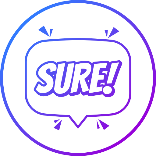 Sure free icon