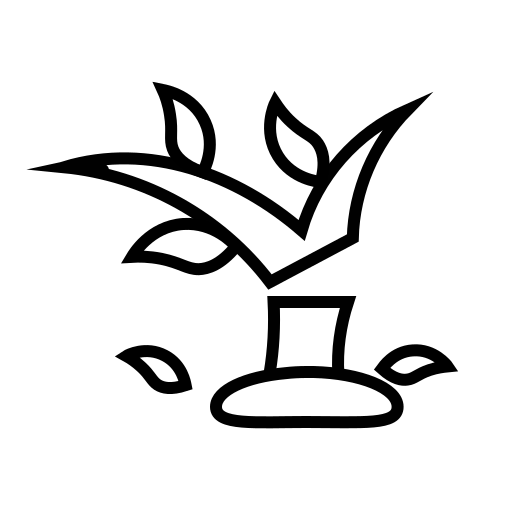 planta cortada icono gratis