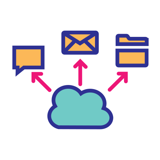 almacenamiento en la nube icono gratis