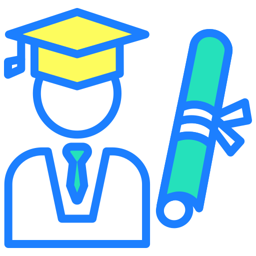 graduación icono gratis